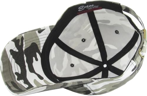 KBETHOS Classic Unisex Cotton Adjustable Low Crown Baseball Cap – Plain Dad Hat - color: Citi Camo