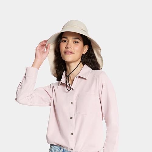 Cooling Sun Defender Sun Hat, UPF 50 UV Protection for Men Women, Wide Brim Outdoor Hat for Hiking, Fishing, Beach, Gardening - color: Oatmeal
