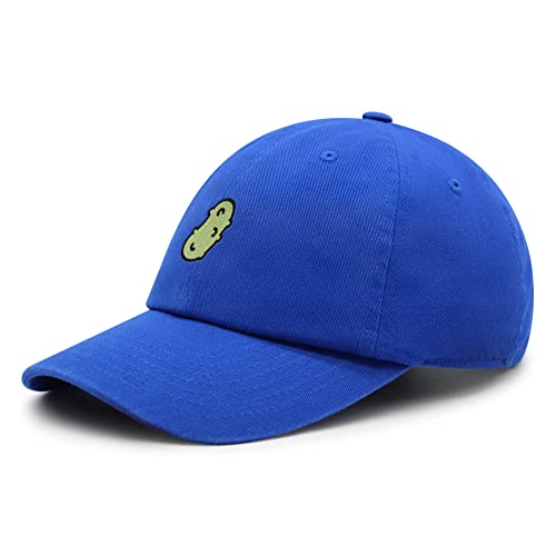 JPAK Pickle Premium Dad Hat Embroidered Cotton Baseball Cap Dill Juice - color: Blue
