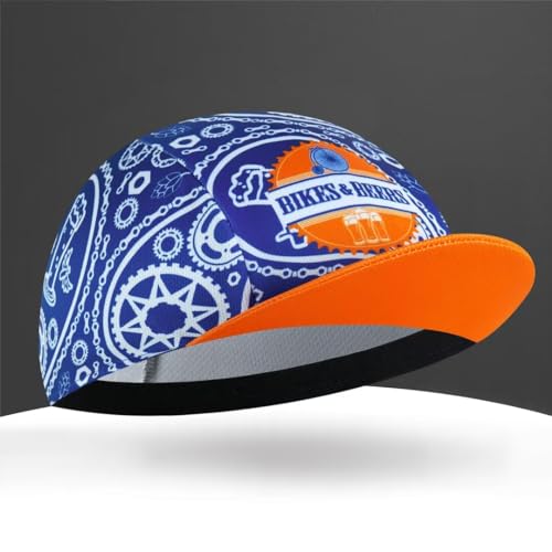 Cycling Cap for Man and Woman Cycling Hat Under Helmet-Polyester Breathable Sweat Absorbent - color: Bee-4