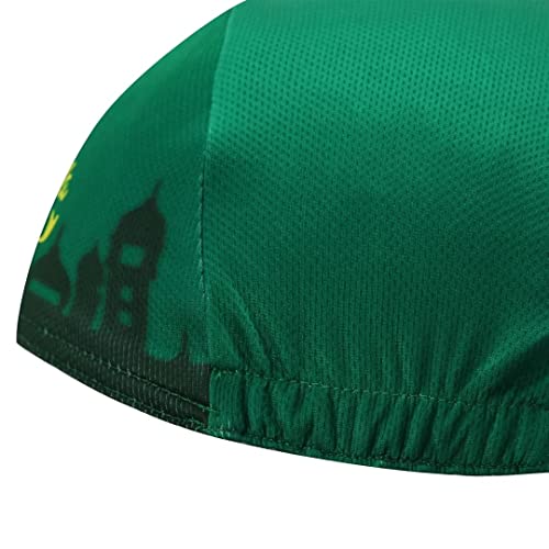 Funny Cycling Cap - Polyester Skull Cycling Hat-Under Helmet -Cartoon Cycling Helmet Liner Breathable&Sweat Uptake - color: Fuu-dd