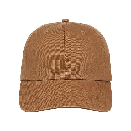 Lids Blank Baseline Dad Adjustable Strapback Hat - color: Camel