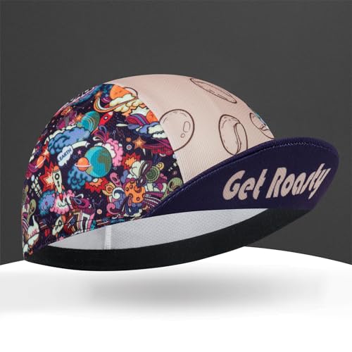Cycling Cap for Man and Woman Cycling Hat Under Helmet-Polyester Breathable Sweat Absorbent - color: Go-21