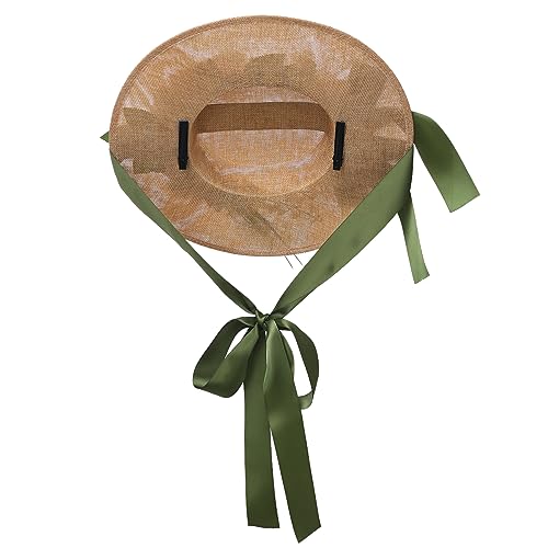 COSDREAMER Victorian Hat Womens Girls Tea Party Hats Vintage Flowers Flat - color: D