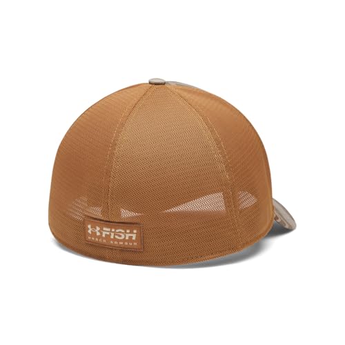 Under Armour Men's Fish Hunter Stretch Fit Hat - color: (499) Federal Tan / Tundra / Tundra, size: X-Large-XX-Large