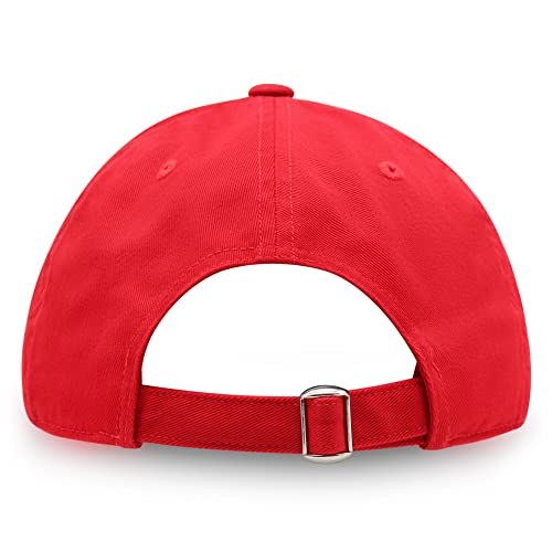 JPAK Bat-cat Premium Dad Hat Embroidered Cotton Baseball Cap Cat Kitty - color: Red