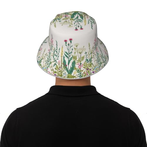 Bucket Hat Hat Reversible Fisherman Hats Double Sided Wearing Women Men - color: Black32