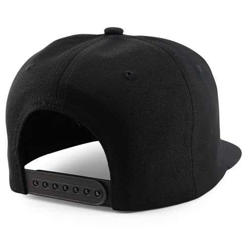 Trendy Apparel Shop Mexico Eagle Skull Head with Cross Axe Embroidered Snapback Cap - color: Black Black
