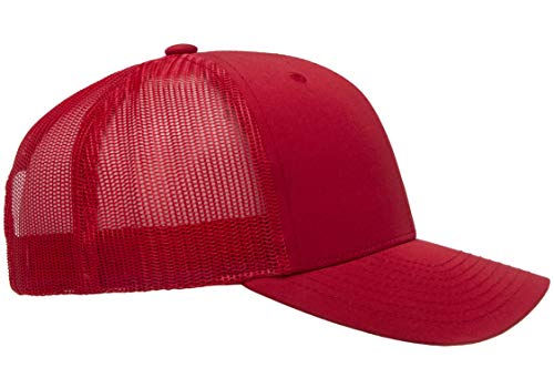 Yupoong Yp Classics Retro Trucker Cap - color: Red, size: One Size, style: Single
