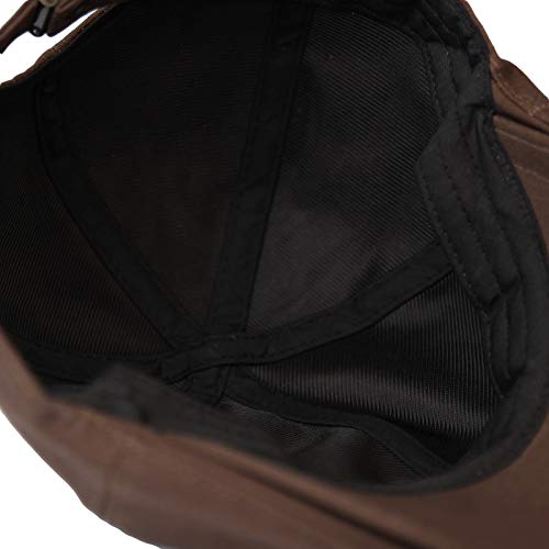 WITHMOONS Flat Cap Cabbie Hat Gatsby Golf Ivy Irish Newsboy Cotton SL31218 - color: Brown