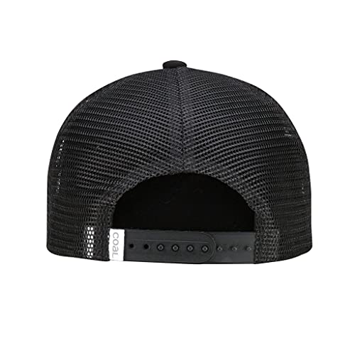 Coal Hauler Low Profile Classic Trucker Snapback Cap - color: Black