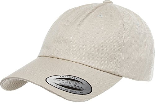 Flexfit/Yupoong 6245CM Low Profile Cotton Twill (Dad Cap) - color: Stone