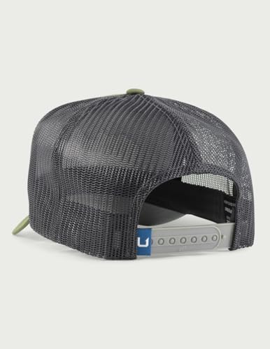Mens Trucker Hat, Anti-Glare Snapback Fishing Hat for Men - color: Moss