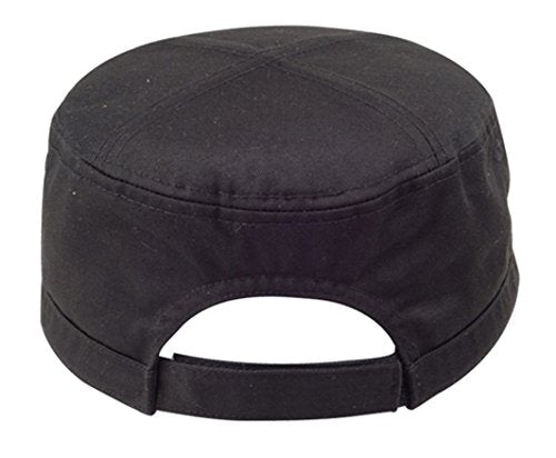 G Men's Basic GI Cadet BDU Army Adjustable Cap - color: Black