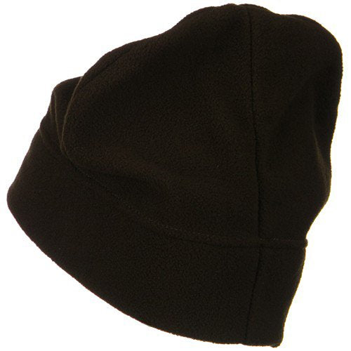 e4Hats.com Big Size Fleece Beanie - color: Brown, size: One Size