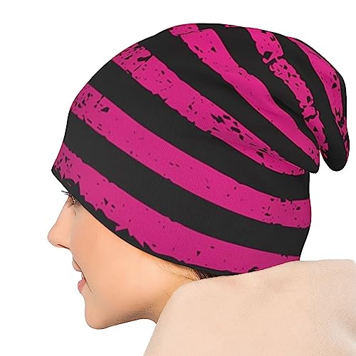 Sigouyinei Soft Knit Beanie Hat Lightweight Winter Hat for Women - color: Black28