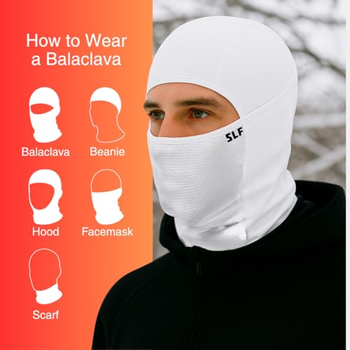 SLEEFS Thermal Fleece Balaclava - color: White