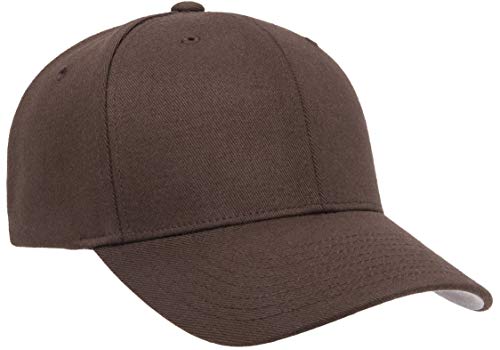 Flexfit Men's Wool Blend Athletic Hat - color: Brown, size: Large-X-Large