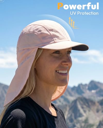 Mens Sun Hat with Breathable Mesh Sun Hats for Men Fishing Hat - color: Pink