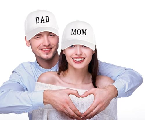 XYIYI Vintage Washed Distressed Baseball Cap Adjustable Cotton Dad Hat for Women Men - color: Dad White