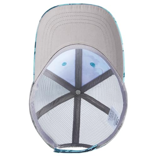 BASSDASH Altimate Fishing Hat Mesh Back for Men Women Adjustable Baseball Trucker Cap - color: Ocean Digital Camo