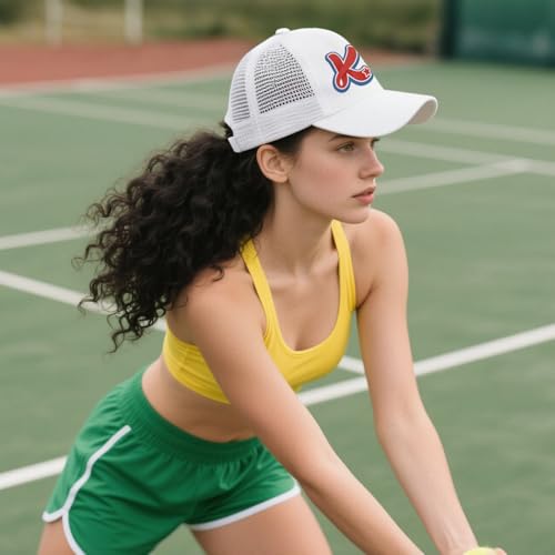 OKBA 5 Pack Sublimation Blank Baseball Cap Adjustable Hat Polyester Mesh Trucker Hats for Men and Women - color: 5pcs*white Ha