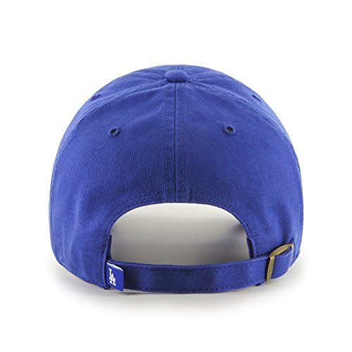 47 Los Angeles Dodgers Olive MLB Ballpark Camo Clean Up Cap - color: Blue