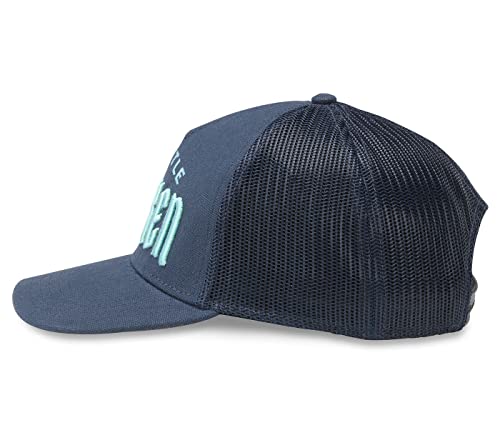 AMERICAN NEEDLE Valin Officially Licensed NHL Hockey Team Adjustable Snapback Baseball Trucker Hat, Valin Collection - color: Seattle Kraken (Navy)