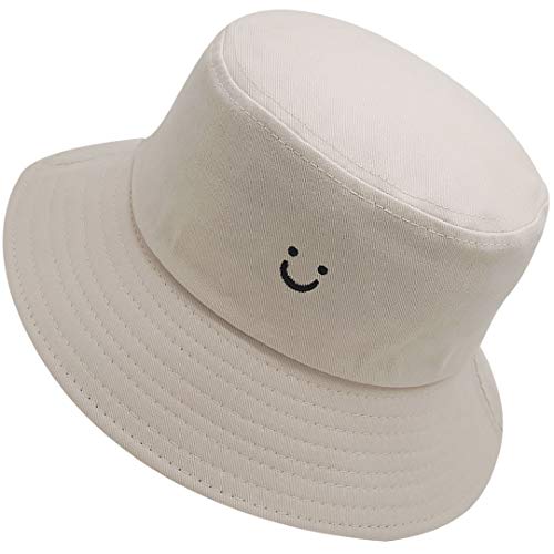 MaxNova Bucket Hats Summer Travel Beach Sun Hat Outdoor Cap Unisex 2pack - color: Black/Beige