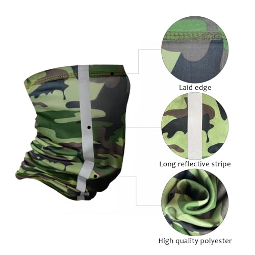 TCCFCCT Hard Hat Sun Shade - Full Brim Mesh Neck Shield, High Visibility Visor, Face Scarf, Accessories - 2 Packs, Camo (Hat Not Included) - color: Sun Shade 1+bandana 1 Camo
