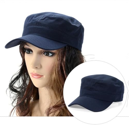 Magik US 1-2 Pc Cadet Army Cap Basic Everyday Military Style Hat Patrol Castro Hunting - color: Blue 2 Pack