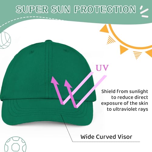 Durio Toddler Baseball Hat Cotton Baby Cap for Boys Girls 1-5T - color: Green, size: 2-5T