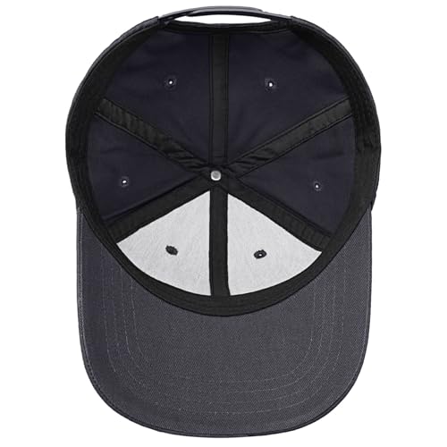 American Flag Baseball Cap for Men Women, Flag Embroidery & Adjustable Fit - color: Dark Grey