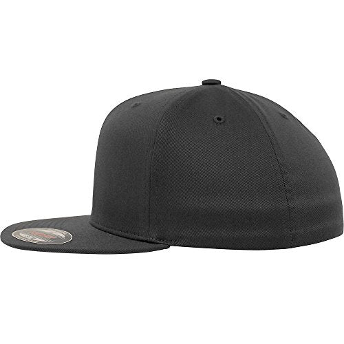 Flexfit Two-Tone Stretch Mesh Fitted Cap Hat - color: Dark Grey, size: Small-Medium, style: Flexfit Flat Visor