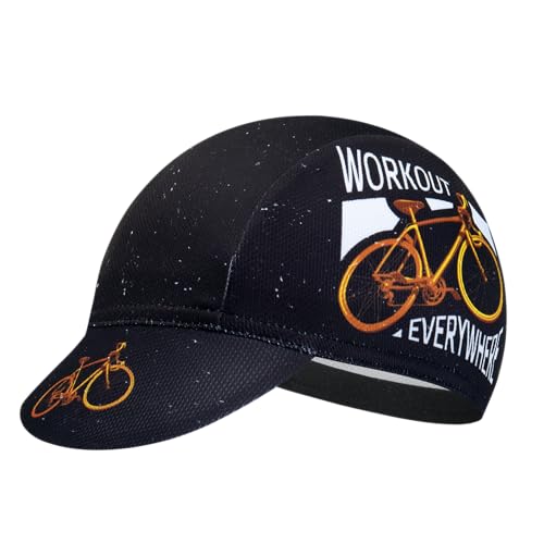 Cycling Cap for Man and Woman Cycling Hat Under Helmet-Polyester Breathable Sweat Absorbent - color: Aplan-15