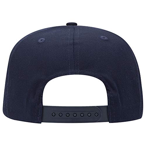 OTTO 6 Panel Pro Style Cotton Blend Twill Cap - color: Navy