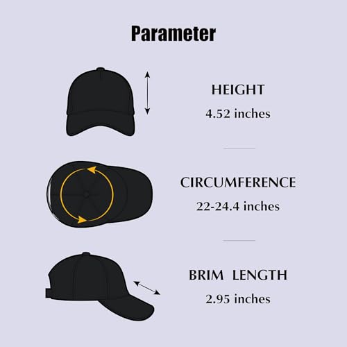 2-Pack Classic Foam Trucker Hat Summer Mesh Hat Lightweight Adjustable Back Buckle Strap - color: Black/Black