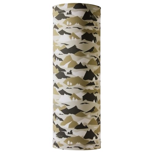 BASSDASH UPF 50+ UV Sun Protection Neck Gaiter Fishing Mask Hunting Kayaking Hiking Cycling Ski Sports - color: Mountain Camo
