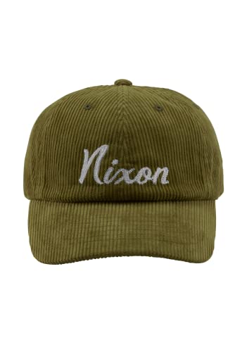 NIXON Capitol Strapback Hat - color: Olive / White