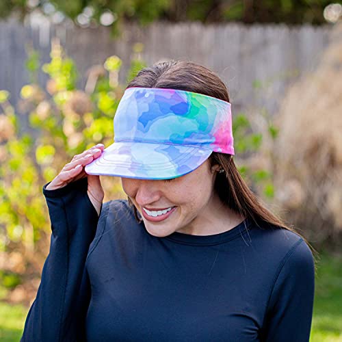 Gone For a Run Running Visor - Comfort Performance - One Size Fits Most - color: Water Color