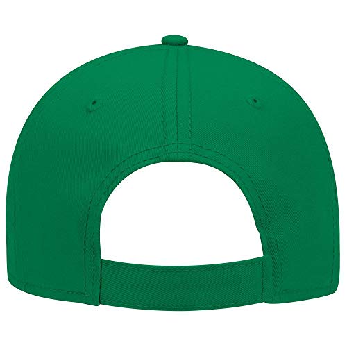 OTTO 6 Panel Low Profile Superior Cotton Twill Cap - color: Kelly