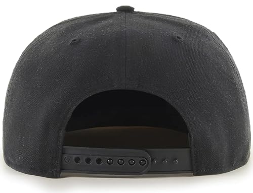 47 MLB Sure Shot Captain Hat Adjustable Structured 6-Panel Snapback Hat Cap, Adult One Size Fits All - color: Tampa Bay Rays