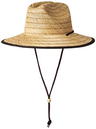 Roxy Girls' Tomboy Woven Straw Hat | Wide Brim | Adjustable | Sun Protection | Beach | Vacation | Natural - color: Anthracite Exc