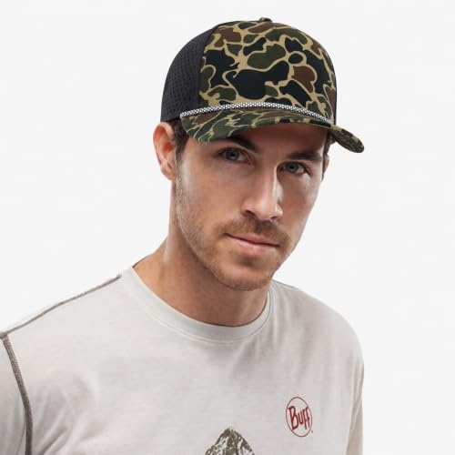 HH HOFNEN Quick Dry Baseball Cap Snapback Golf Trucker Hat for Men Women - color: Duckcamo