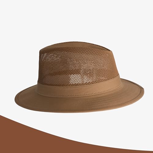 Henschel Hats Original Aussie Breezer Sun Hat for Summer Outdoor Use - color: Earth, size: X-Large