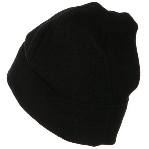 e4Hats.com Big Size Fleece Beanie - color: Black, size: One Size