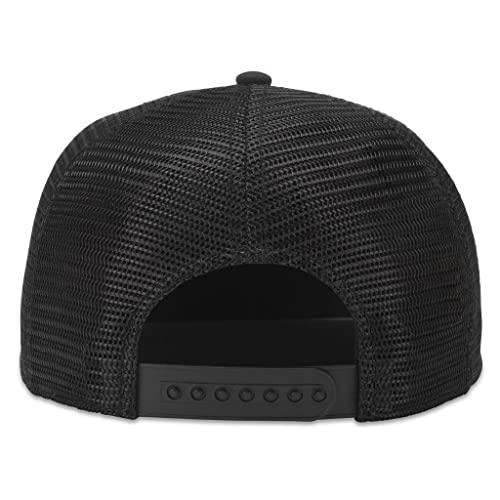AMERICAN NEEDLE Miller High Life Beer Patch Unisex Adjustable Snapback Baseball Hat - color: Black