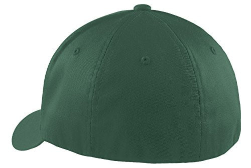 TOP HEADWEAR Flexible Structured Baseball Cap - color: Forest Green, size: Large-X-Large