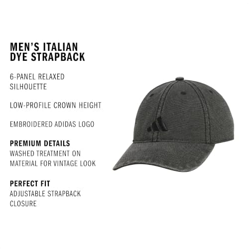 adidas Men's Ultimate Hat Baseball Cap - color: Black/Black/Dye