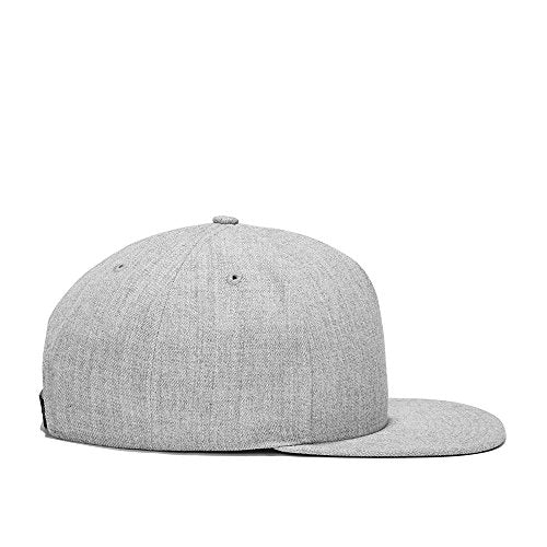 RIOREX Hip hop caps Fashion Animal Embroidery Baseball Cap for Men Adjustable Leather Belt Strapback Baseball Cap - color: Blank Gray